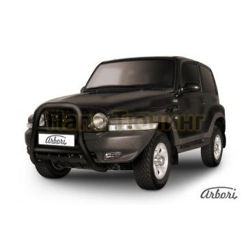 Кенгурин чёрная сталь высокий 76 мм Slitkoff для Тагаз Tager 2008-2014