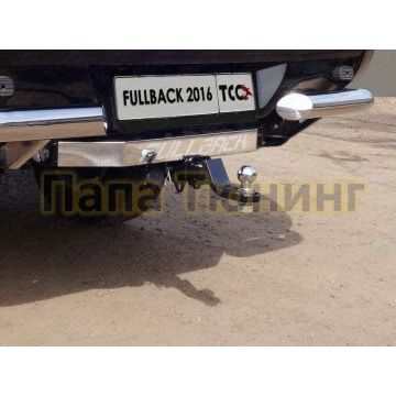 Фаркоп ТСС оцинкованный, шар E нержавеющий для авто без заднего бампера для Fiat Fullback 2016-