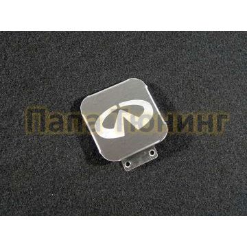 Заглушка на фаркоп с логотипом Fiat из нержавеющей стали ТСС для Fiat Любые Заглушка на фаркоп с логотипом Fiat из нержавеющей стали ТСС для Fiat Любые