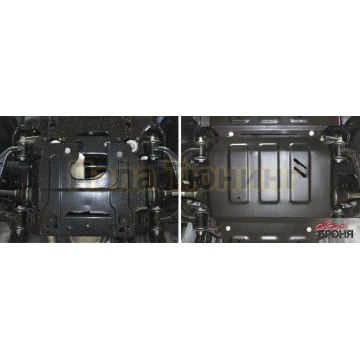 Защита картера сталь АвтоБроня для Foton Tunland, V - 2.8d; полный привод 2017-/Foton Sauvana, V - 2.0; полный привод 2017-