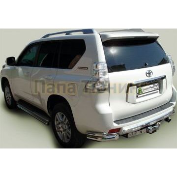 Фаркоп с нержавеющей пластиной Лидер-Плюс для Toyota Land Cruiser Prado 120/150/Lexus GX-460 2002-