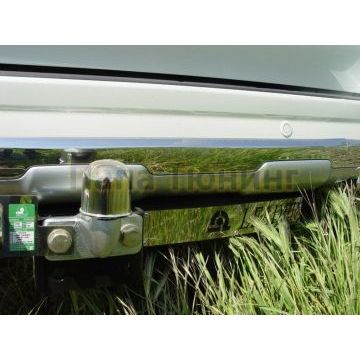 Фаркоп с нержавеющей пластиной Лидер-Плюс для Toyota Land Cruiser Prado 120/150/Lexus GX-460 2002-