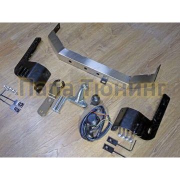 Фаркоп оцинкованный ТСС надпись Lexus для Lexus LX-450d 2015