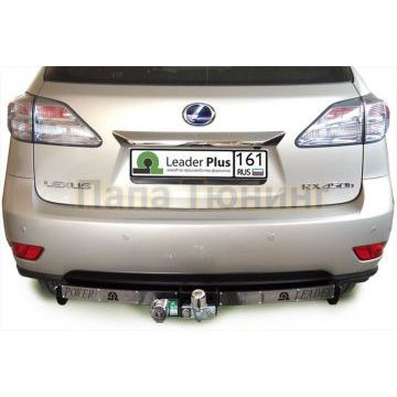 Фаркоп с нержавеющей пластиной Лидер-Плюс для Lexus RX-270/350/450 2009-2015