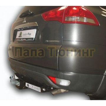 Фаркоп с нержавеющей пластиной Лидер-Плюс для Mitsubishi Pajero Sport 2008-2013