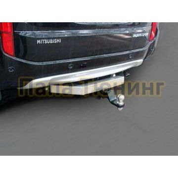 Фаркоп оцинкованный ТСС с надписью Pajero Sport, шар E для Mitsubishi Pajero Sport 2016-2021 Фаркоп оцинкованный ТСС с надписью Pajero Sport, шар E для Mitsubishi Pajero Sport 2016-2021