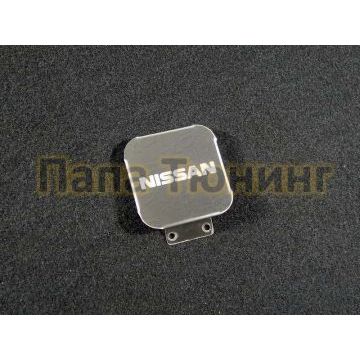 Заглушка на фаркоп с логотипом Nissan из нержавеющей стали ТСС для Nissan Любые Заглушка на фаркоп с логотипом Nissan из нержавеющей стали ТСС для Nissan Любые