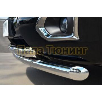 Защита передняя двойная 76-d76 РусСталь для Nissan Patrol 2014-