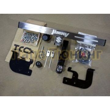 Фаркоп ТСС оцинкованный, надпись Jimny, шар E нержавеющий для Suzuki Jimny 2012-2018 Фаркоп ТСС оцинкованный, надпись Jimny, шар E нержавеющий для Suzuki Jimny 2012-2018