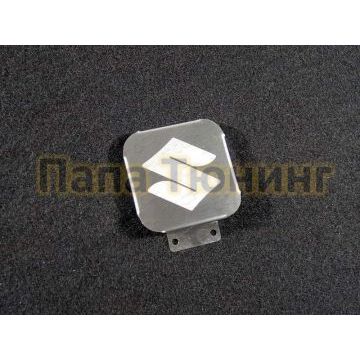 Заглушка на фаркоп с логотипом Suzuki из нержавеющей стали ТСС для Suzuki Любые Заглушка на фаркоп с логотипом Suzuki из нержавеющей стали ТСС для Suzuki Любые