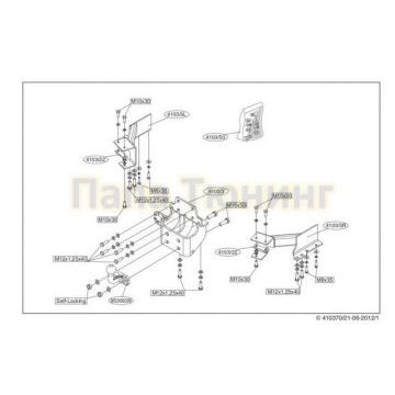 Фаркоп Brink шар F для Toyota Land Cruiser Prado 120 2002-2009