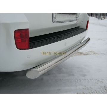 Защита заднего бампера d76 РусСталь для Lexus LX 570 2007-2012