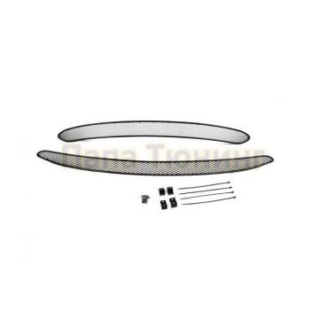 Защита радиатора Arbori черная сота 15 мм 2 штуки для Chery Tiggo 5 2014-