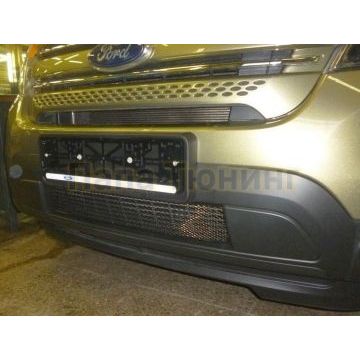 Защита радиатора Arbori черная сота 15 мм для Ford Explorer 2011-2015