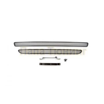 Защита радиатора Arbori черная сота 10 мм 2 штуки для Ford Kuga 2013-2016