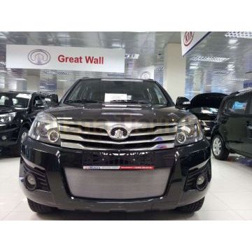 Защита радиатора хром РусСталь для Great Wall Hover H3 2010-2014