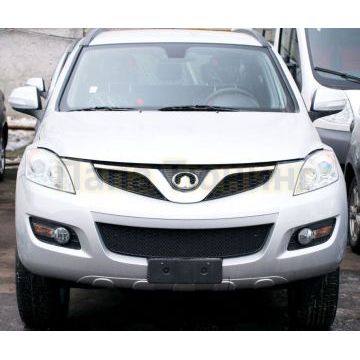 Защита радиатора Arbori черная сота 15 мм 2 штуки для Great Wall Hover H5 2011-2015