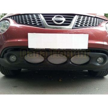 Защита радиатора хром РусСталь для Nissan Juke 2010-2014