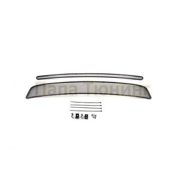 Защита радиатора Arbori черная сота 15 мм 2 штуки для Nissan X-Trail T31 2007-2011