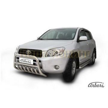 Кенгурин низкий с клыками 57 мм Slitkoff для Toyota RAV4 2006-2009 Кенгурин низкий с клыками 57 мм Slitkoff для Toyota RAV4 2006-2009