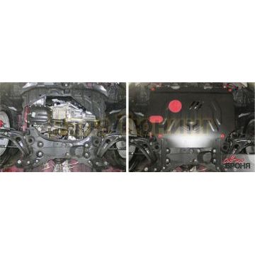 Защита картера + КПП сталь 2 мм АвтоБРОНЯ для Great Wall Hover M2, V - 1.5; МКПП; передний привод 2010-2014/Great Wall Hover M4, V - 1.5; МКПП; передний привод 2013-2015