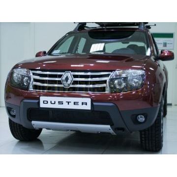 Защита радиатора Arbori черная сота 15 мм для Renault Duster 2011-2015