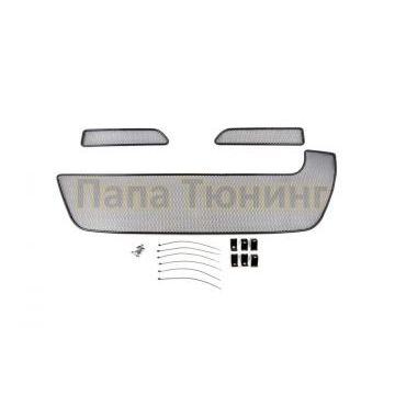 Защита радиатора Arbori черная сота 10 мм 3 штуки для комплектаций Privilege и Luxe Privilege для Renault Duster 2015-