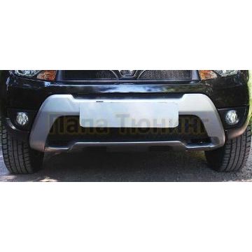 Защита радиатора черная нижняя РусСталь для Renault Duster 2015-