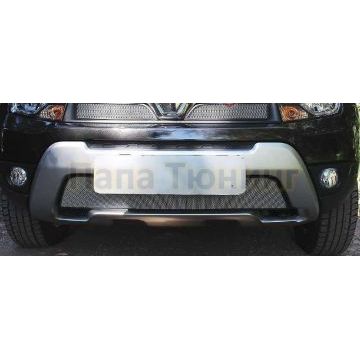 Защита радиатора хром нижняя РусСталь для Renault Duster 2015-