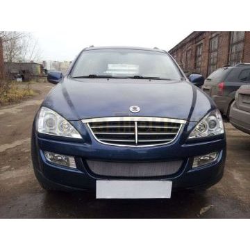 Защита радиатора хром РусСталь для SsangYong Kyron 2007-2015