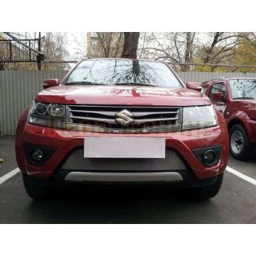 Защита радиатора хром РусСталь для Suzuki Grand Vitara 2012-2015