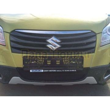 Защита радиатора черная РусСталь для Suzuki SX4 New 2013-