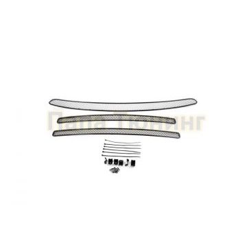 Защита радиатора Arbori черная сота 15 мм 3 штуки для авто без камеры для Toyota RAV4 2015-2019