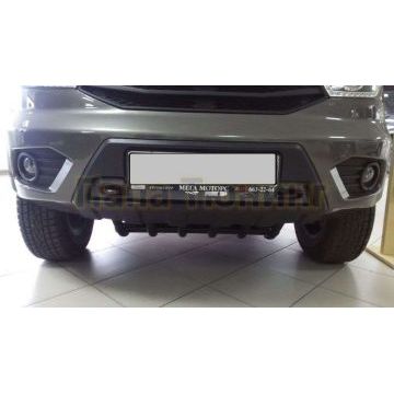 Защита радиатора хром нижняя РусСталь для УАЗ Патриот 2015-