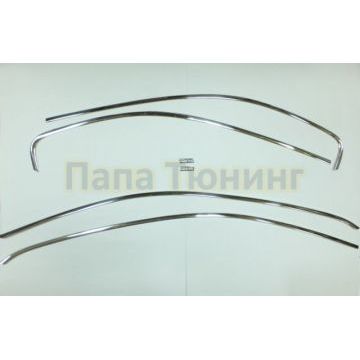 Верхние молдинги стекол 6 частей Omsa_Line для Volkswagen Jetta 6 2011-