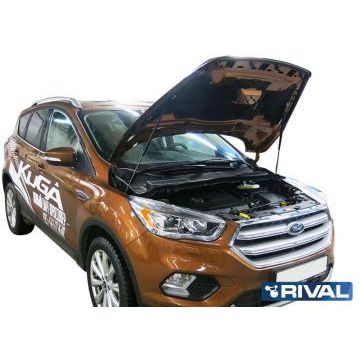 Упоры капота Rival 2 штуки для Ford Kuga 2016-