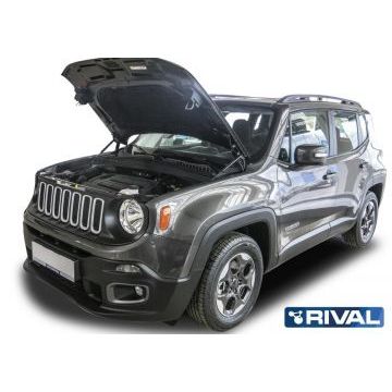 Упоры капота Rival 2 штуки для Jeep Renegade 2015-