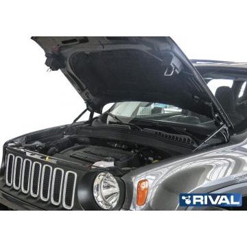 Упоры капота Rival 2 штуки для Jeep Renegade 2015-