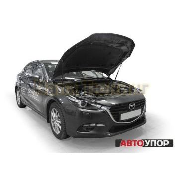 Амортизаторы капота, 2 шт. Rival для Mazda 3 III / III рестайлинг 2013-2016 / 2016-2018/Mazda 6 III / III рестайлинг / III рестайлинг 2 2012-2015 / 2015-2018 / 2018-