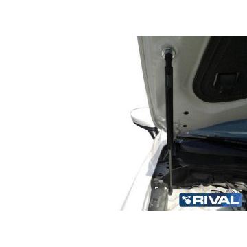 Амортизаторы капота, 2 шт. Rival для Mazda 6 III / III рестайлинг / III рестайлинг 2 2012-2015 / 2015-2018 / 2018-/Mazda 3 III / III рестайлинг 2013-2016 / 2016-2018