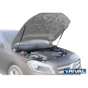 Амортизаторы капота, 2 шт. Rival для Mercedes-Benz A-Class III / III рестайлинг 2012-2015 / 2015-2018/Mercedes-Benz GLA I / I рестайлинг 2013-2017 / 2017-
