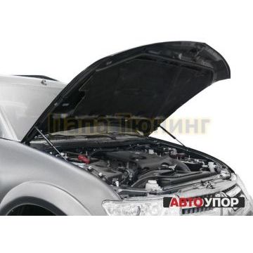 Амортизаторы капота, 2 шт. Rival для Mitsubishi Pajero Sport II / II рестайлинг 2008-2013 / 2013-2016/Mitsubishi L200 IV / IV рестайлинг 2006-2014 / 2013-2015