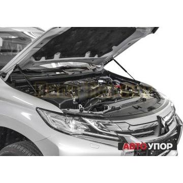 Амортизаторы капота, 2 шт. Rival для Mitsubishi L200 V 2015-2019/Mitsubishi Pajero Sport III 2016-2021
