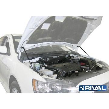 Упоры капота Rival 2 штуки для Mitsubishi Lancer 10 2011-2017
