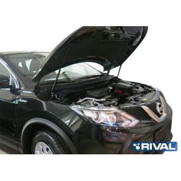 Упоры капота Rival 2 штуки для Nissan Qashqai 2007-2014