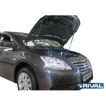 Упоры капота Rival 2 штуки для Nissan Sentra 2012-2017