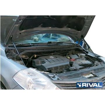 Упоры капота Rival 2 штуки для Nissan Tiida 2004-2014