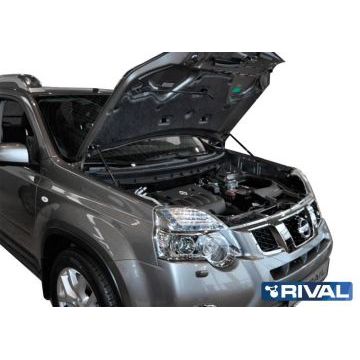 Упоры капота Rival 2 штуки для Nissan X-Trail T31 2007-2015
