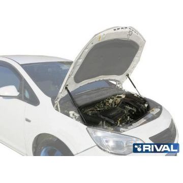 Упоры капота Rival 2 штуки для Opel Astra J 2010-