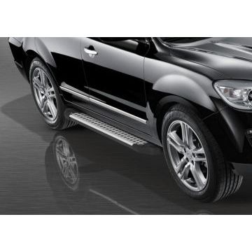 Пороги алюминиевые Rival BMW-Style для Hawtai Boliger 2014-